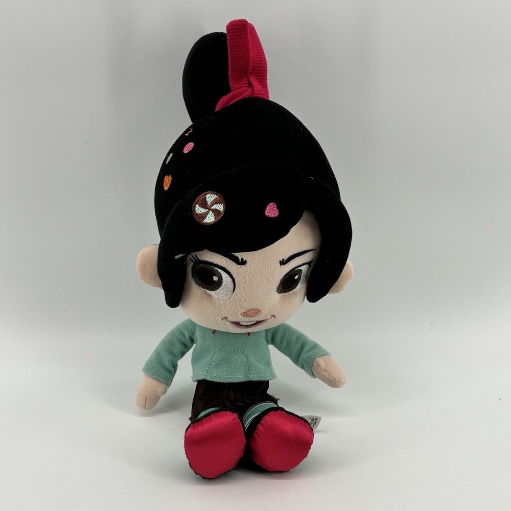 Disney Store Vanellope Von‎ Schweetz Plush Doll Stuffed Toy Wreck It Ralph 12"